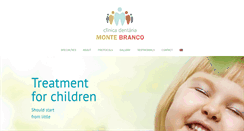 Desktop Screenshot of clinicamontebranco.com